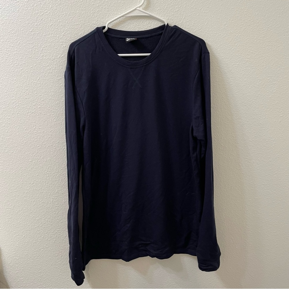 Heat keep sweatshirt blue medium
